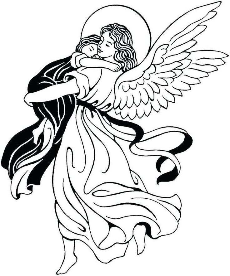 Angel coloring pages pdf
