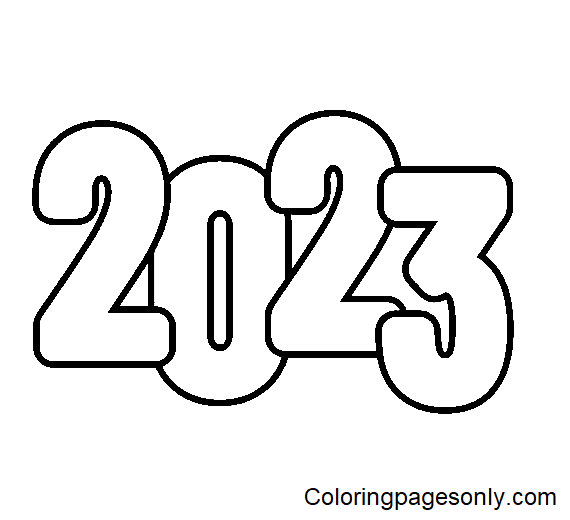 Lista imagen de fondo feliz aão nuevo para colorear el ãºltimo