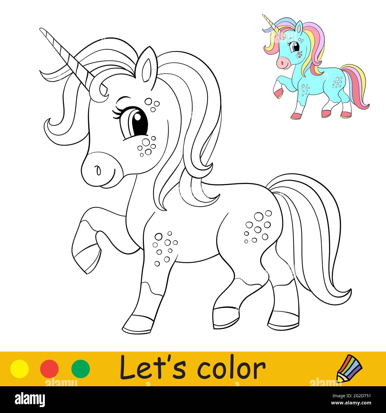 Standing unicorn hi