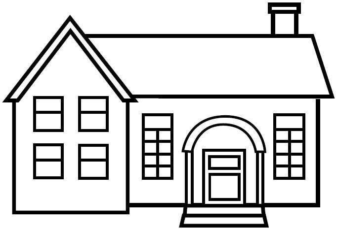 Dibujos para colorear de casas dibujo de casa ipart dibujos para colorear