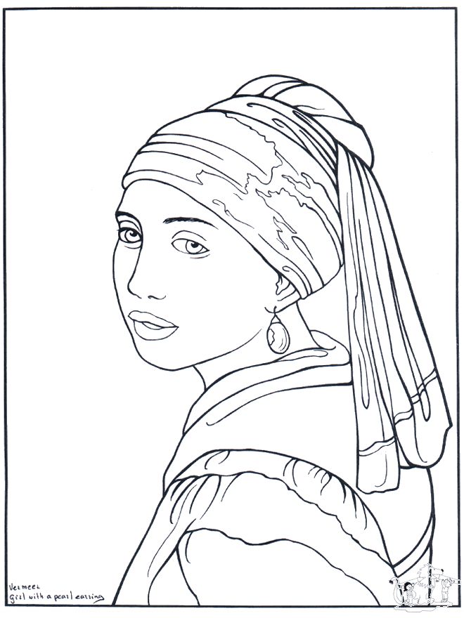 Famous artist colouring pag obras de arte famosas cuadros famosos arte