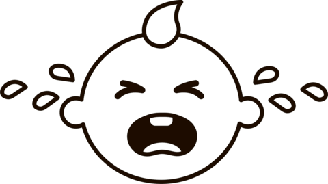 Baby crying coloring page free printable coloring pages