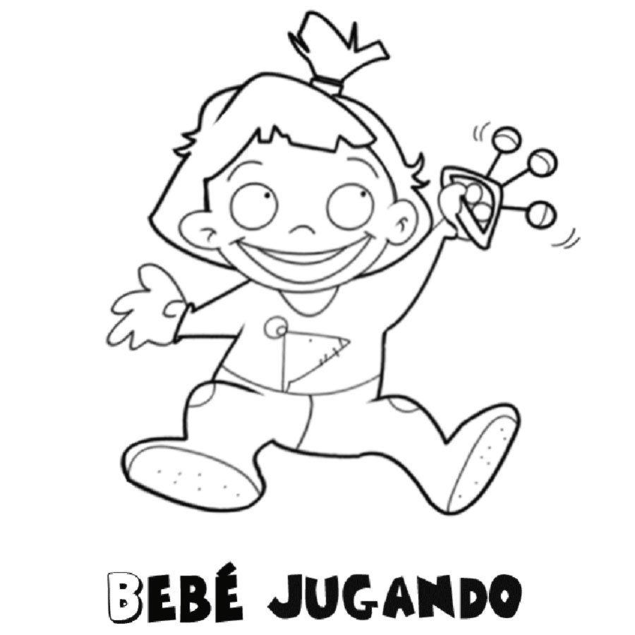 Dibujos para colorear de bebãs