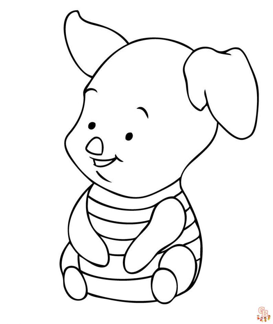 Lindos dibujos de bebãs disney para colorear hojas para imprimir gratis para niãos