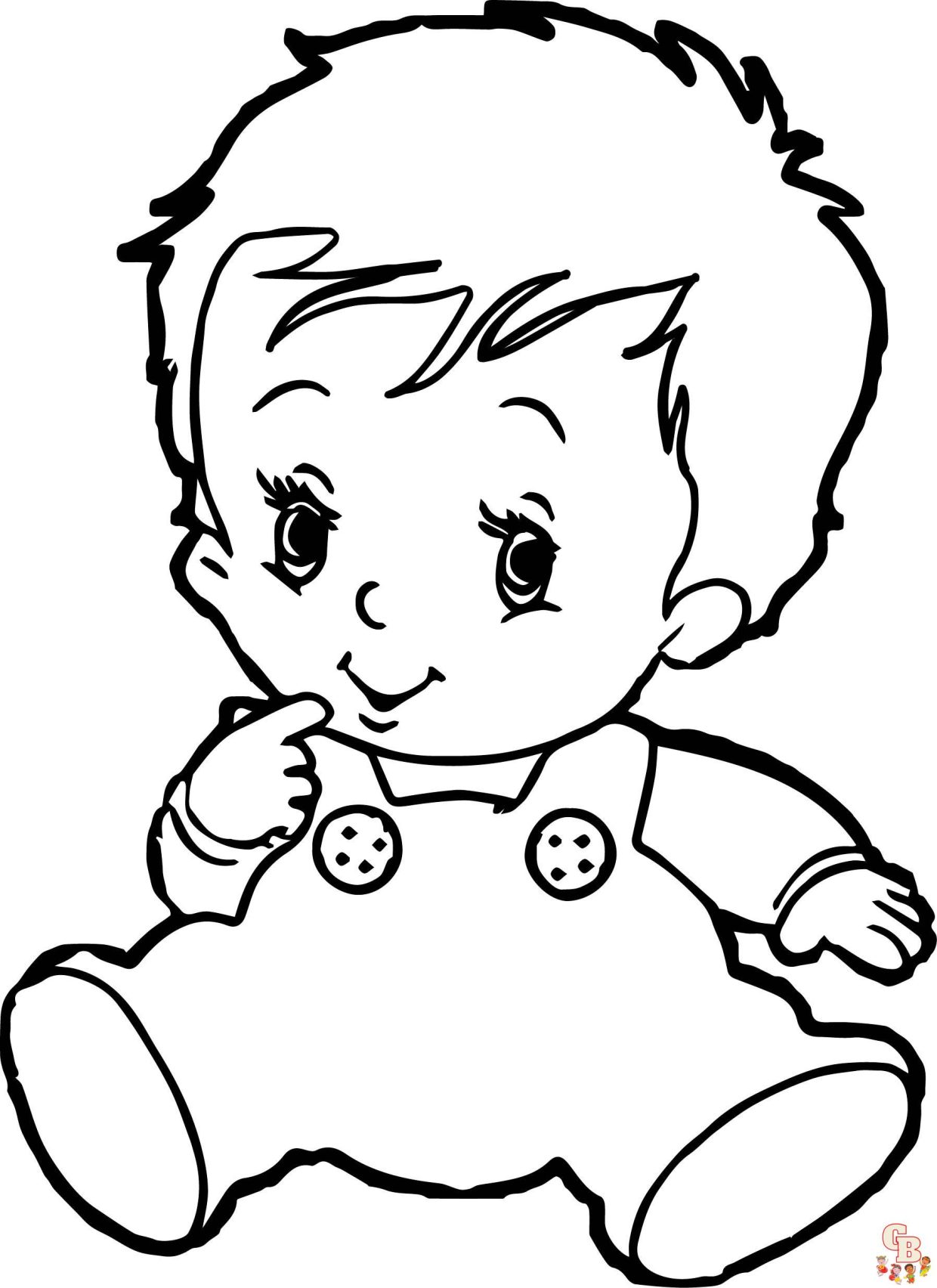 Dibujos de bebe imprimibles gratis para colorear for kids