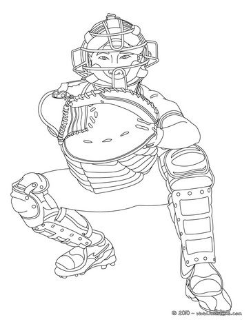 Baseball coloring pages