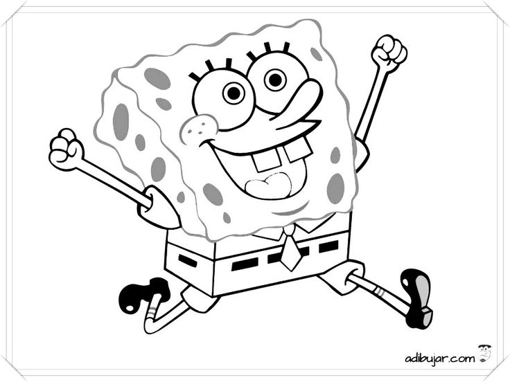 Hermosas imãgenes bob esponja para colorear para que los mãs chicos se puedan divertir pintandoâ bob esponja bob esponja para dibujar dibujos bob esponja