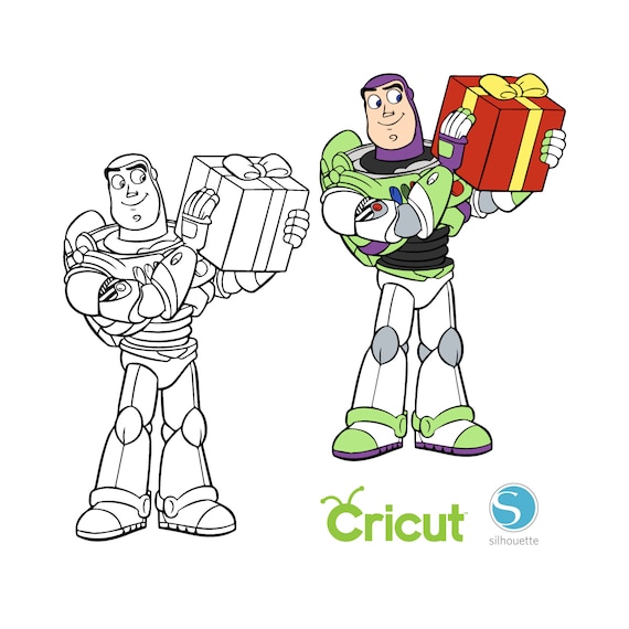 Buzz lightyear svg for cricut and silhouette cutting