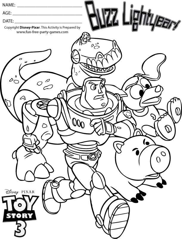 Coloring page toy story animation movies â printable coloring pages
