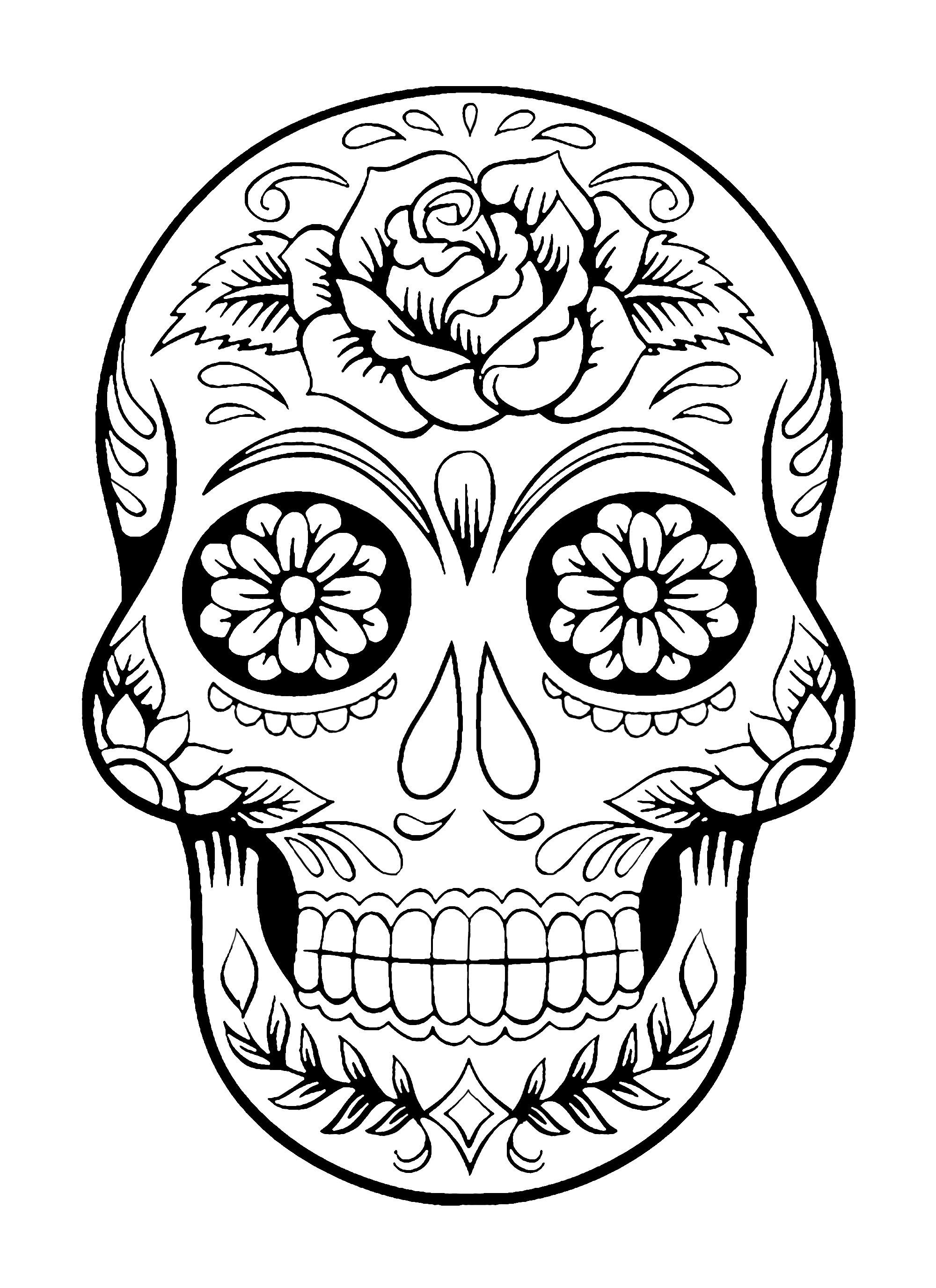 El dãa de los muertos artist artisabelle skull coloring pages sugar skull drawing skull drawing