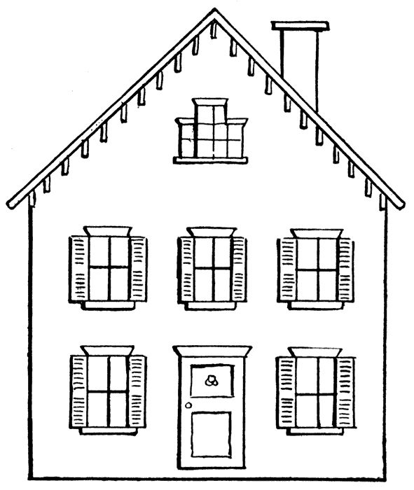Recursos pa educaciãn infantil dibujos pa colore de casas casa moderna casas dibujo de casa