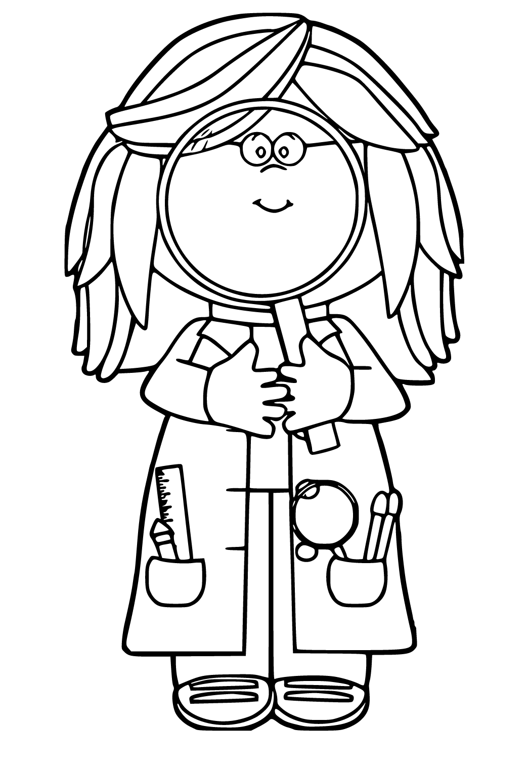 Dibujo e imagen ciencia estudiar para colorear y imprimir gratis para adultos y niãos