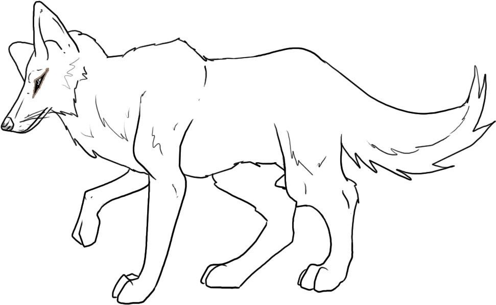Free printable coyote coloring pages for kids