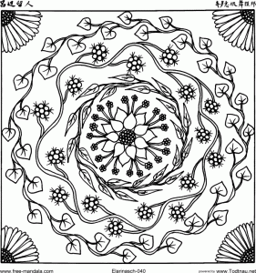 Mandalas muy difãciles para imprimir y colorear ð acepta el super reto