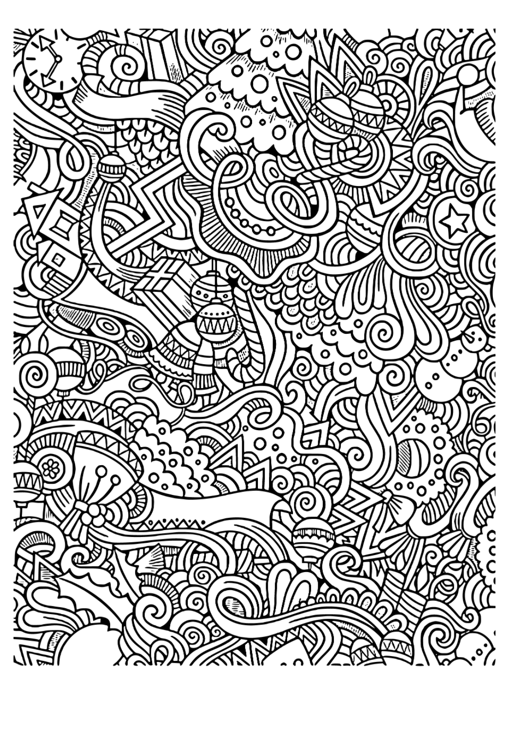Free printable difficult background coloring page for adults and kids