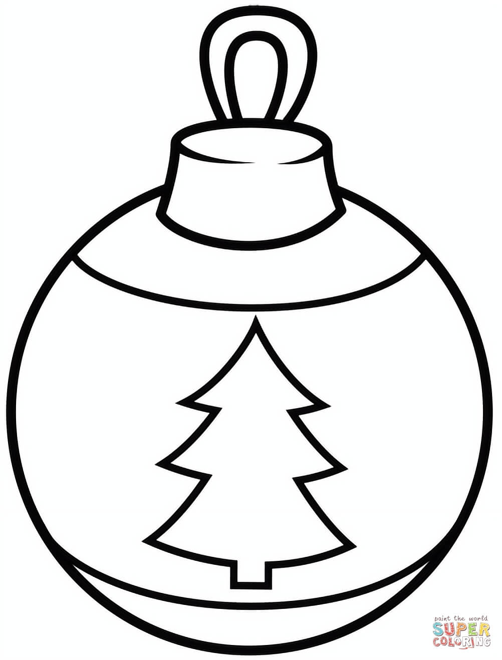 Dibujo de decoraciãn navideãa para colorear dibujos para colorear imprimir gratis