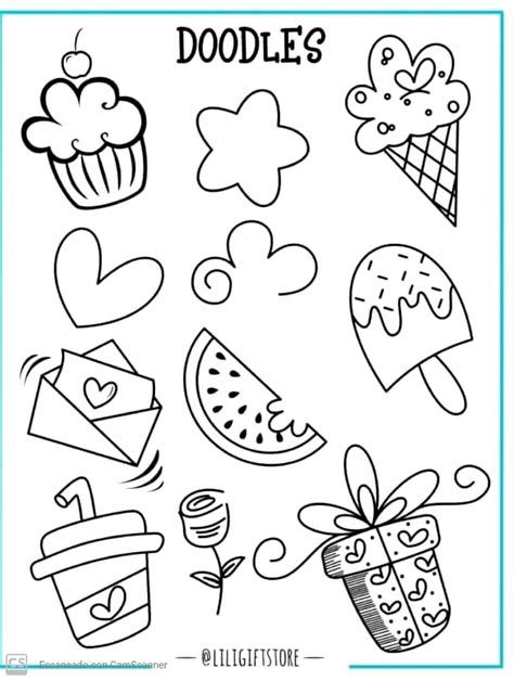 Pin de laura siles en decoraciones tarjetas en easy doodles drawings doodle drawings simple doodles
