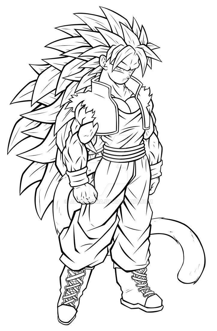 Cool dragon ball z coloring pages pdf