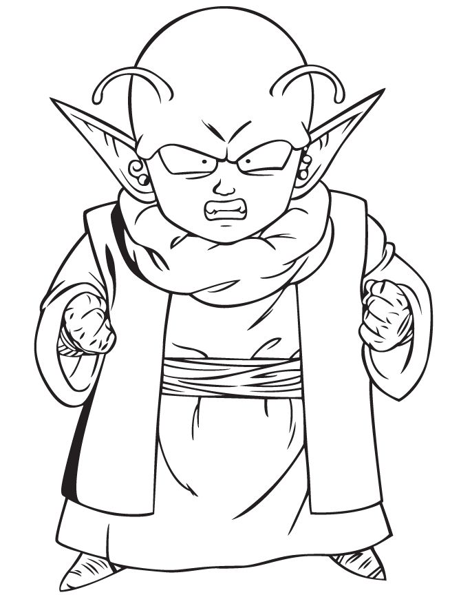 Dragon ball coloring pages