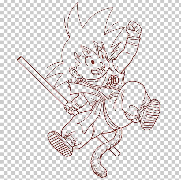 Goku drawing coloring book dragon ball png clipart adult anime arm artwork ball free png download