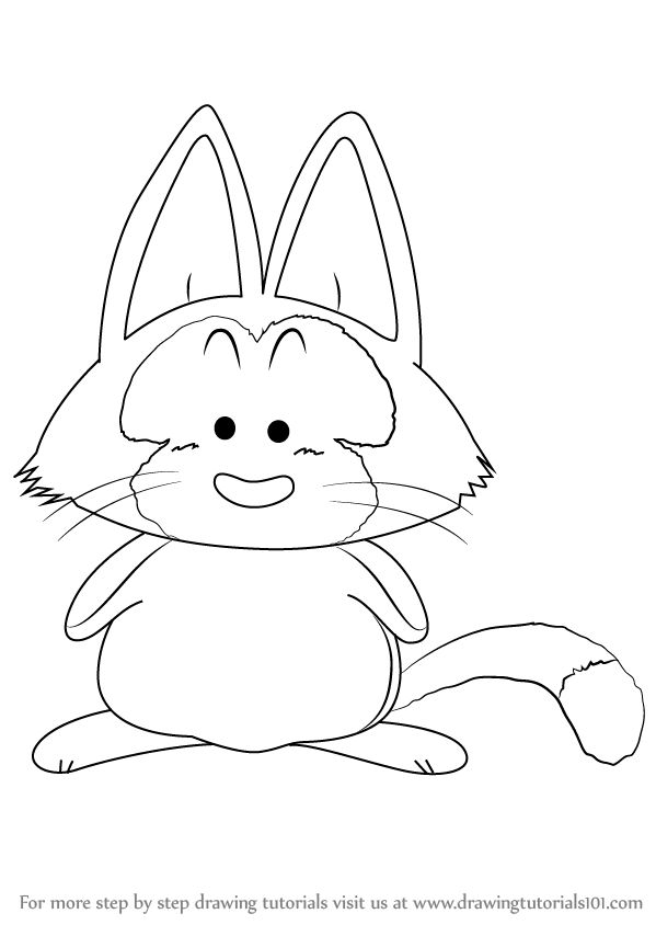 How to draw puar from dragon ball z