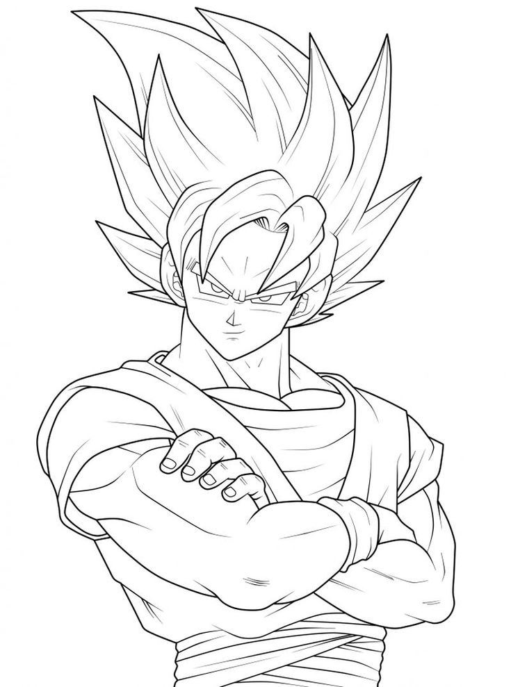 Cool dragon ball z coloring pages pdf