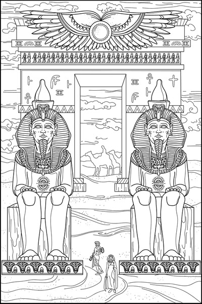 Imãgenes fotos de stock objetos en d y vectores sobre colouring book egyptian