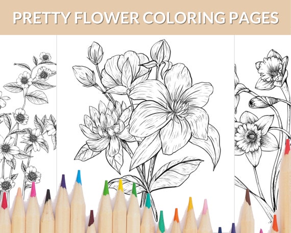 Bonitas pãginas para colorear con temãtica de flores hojas para colorear imprimibles