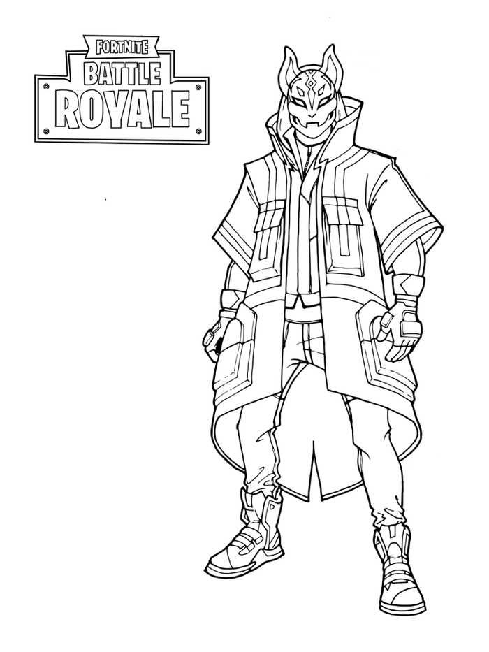 Fortnite coloring pages pdf for kids