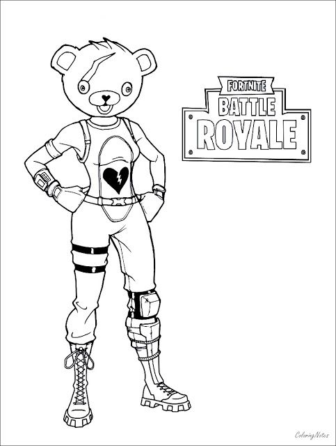 Pin auf fortnite coloring pages free printable