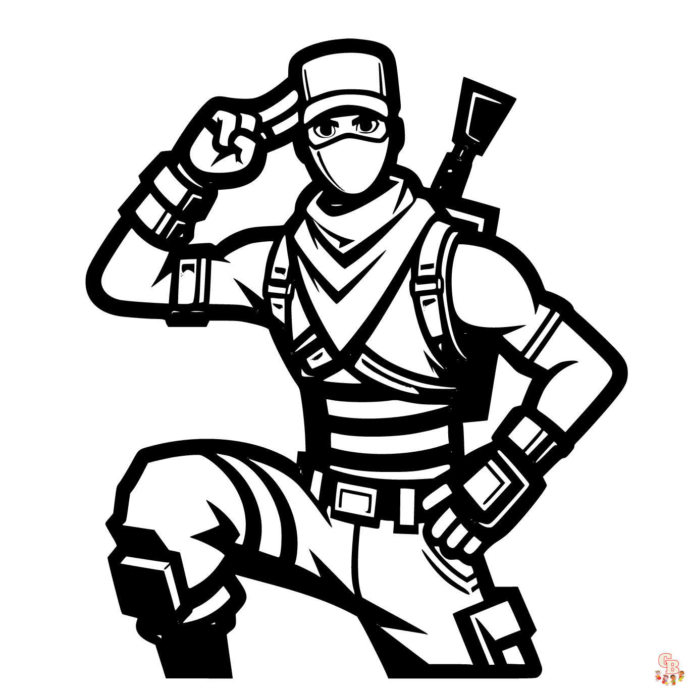 Fortnite dibujos para colorear