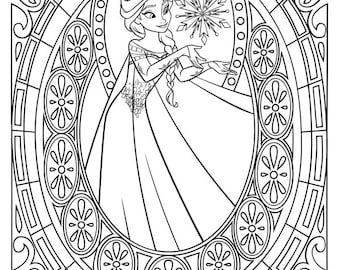 Frozen disney coloring