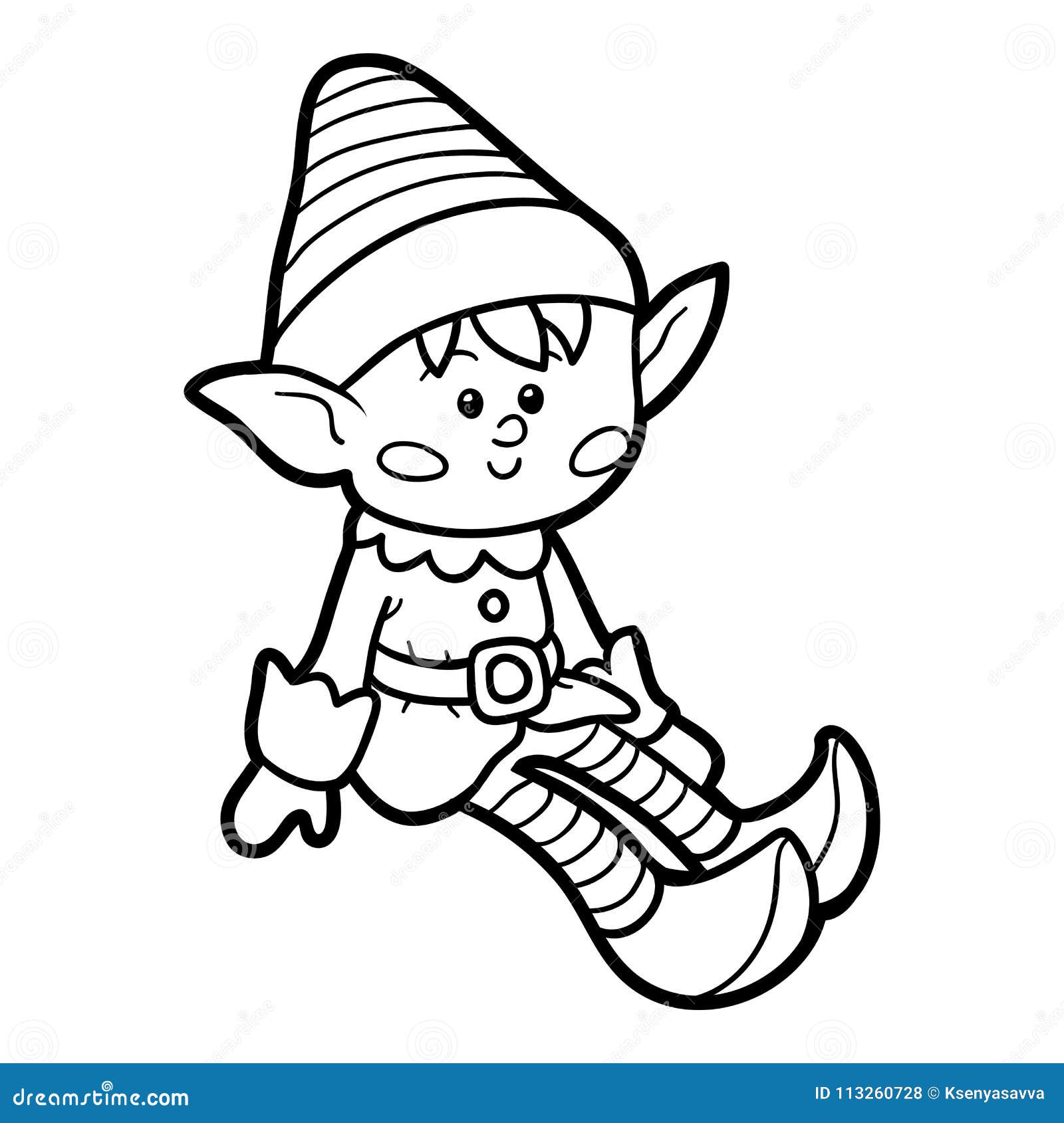 Elves coloring stock illustrations â elves coloring stock illustrations vectors clipart