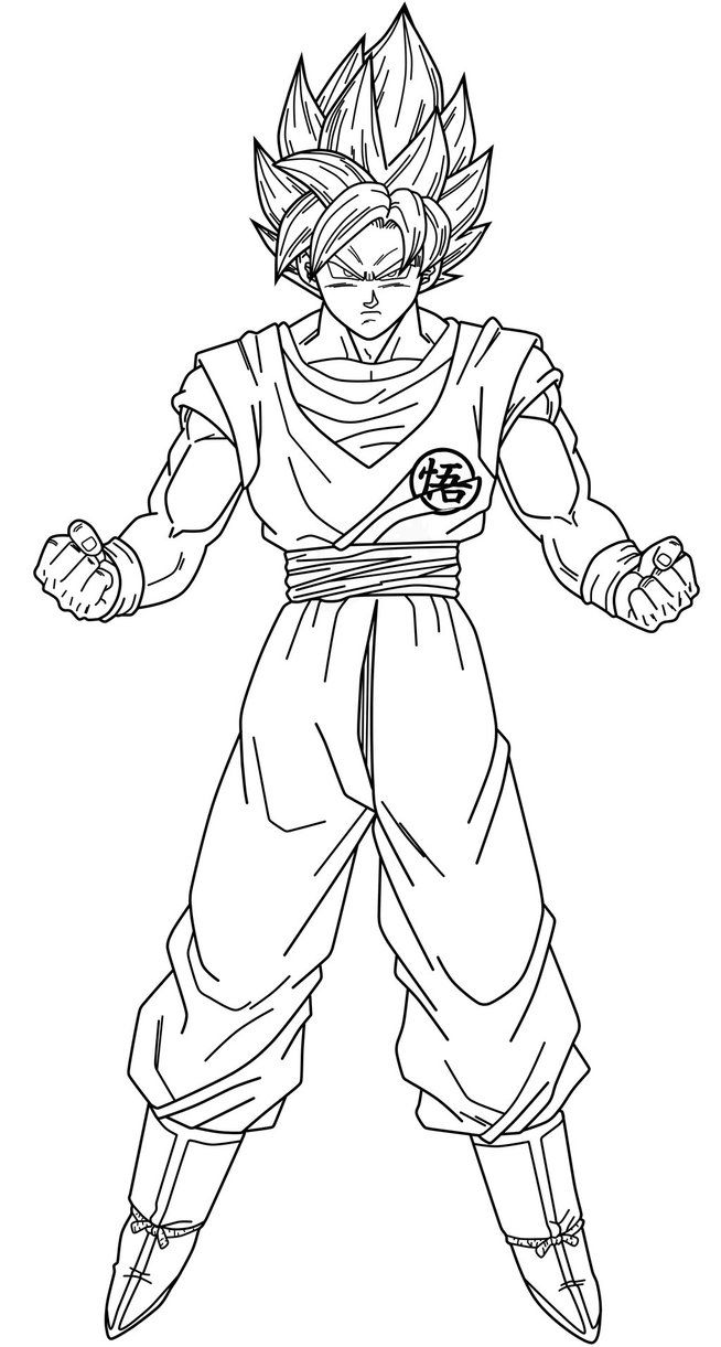 Resultado de imagen para goku dibujo en blue cãmo dibujar a goku dibujos faciles de goku dibujo de goku
