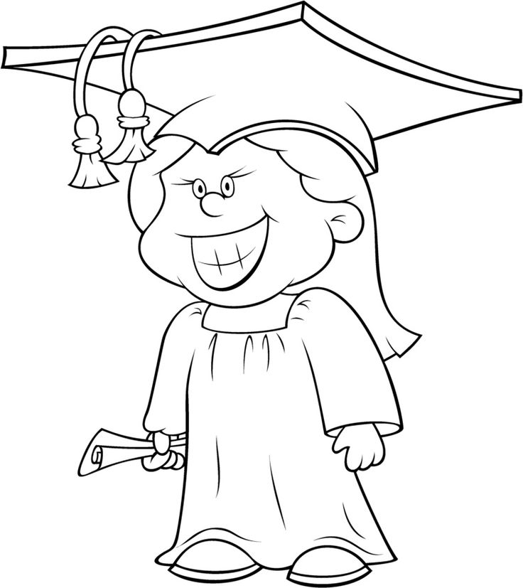 Graduacion tudiant dibujo dibujos educacion precolar