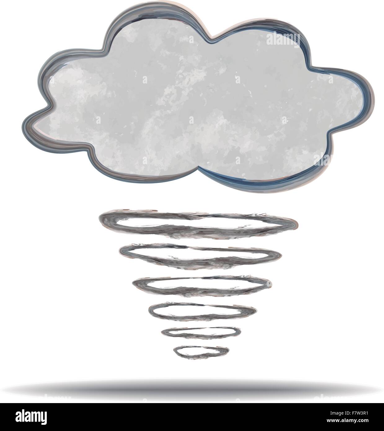 Typhoon danger imãgen vectorial de stock