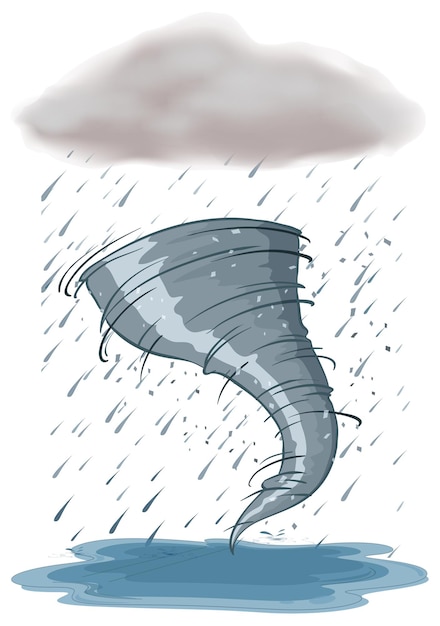 Imãgen de huracan dibujo
