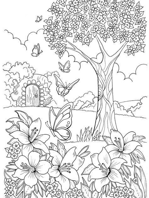 Pin by timeofgraceorg on coloring pag butterfly coloring page garden coloring pag coloring pag