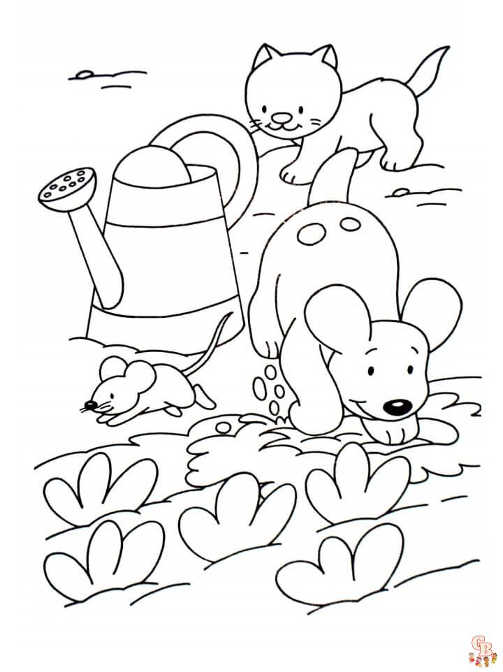 Garden coloring pages