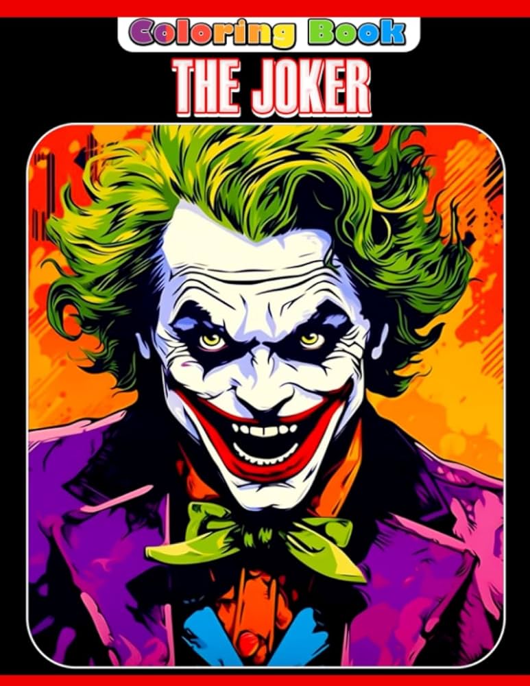 The joker coloring book attractive playing card coloring pag for all ag relaxation and strs relief baker abdullahi libros