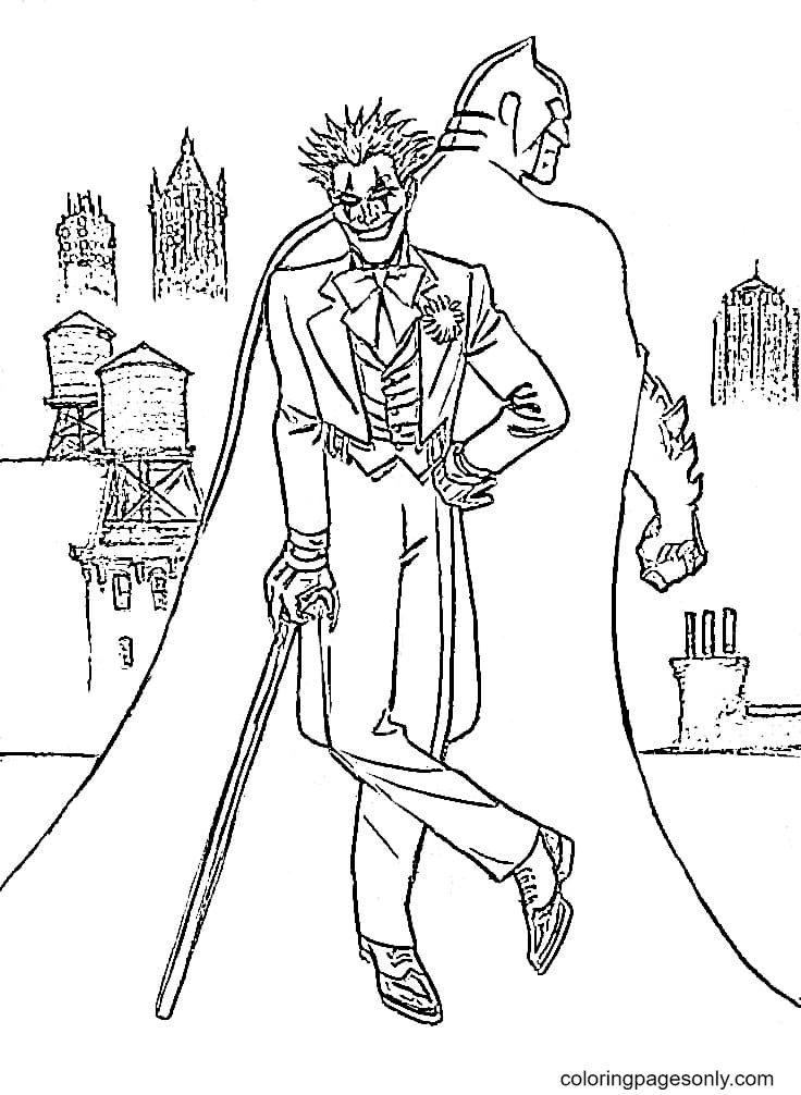 Joker coloring pages