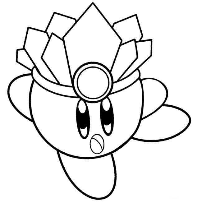 Kirby coloring pages pdf for kids