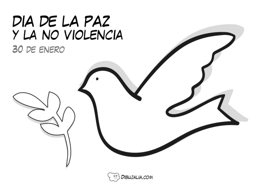 Ficha de paloma del dãa de la paz