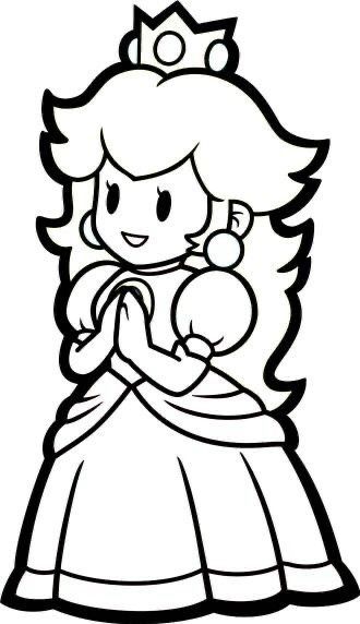 Princess peach coloring page desenhos animados para colorir desenhos lindos para colorir desenhos pra colorir