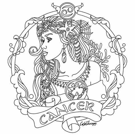 Zodiac coloring pag