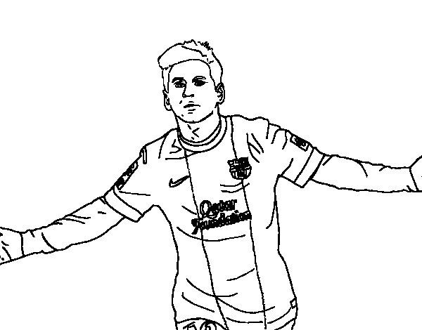 Dibujos colorear messi lionel messi messi sports coloring pages