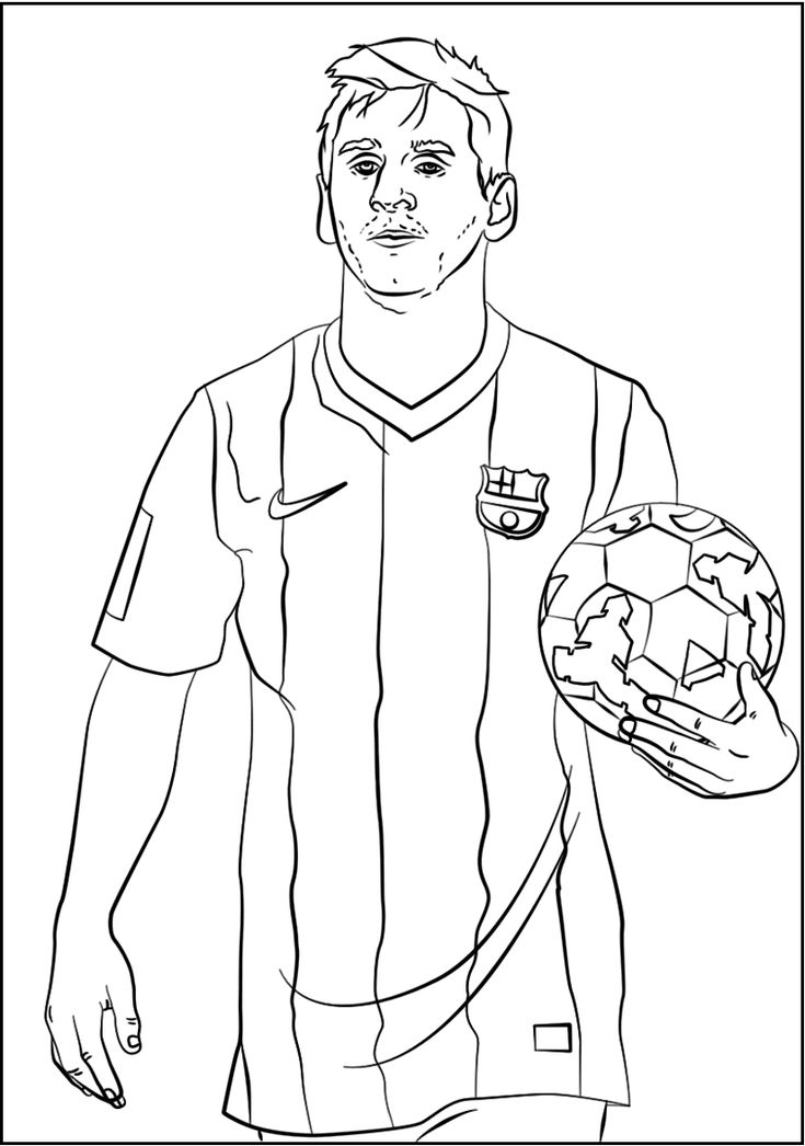 Lionel messi soccer player coloring sheet futbol para colorear messi dibujo messi