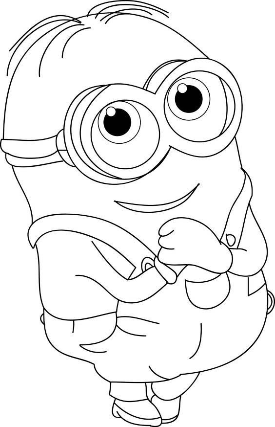 Minion coloring pages
