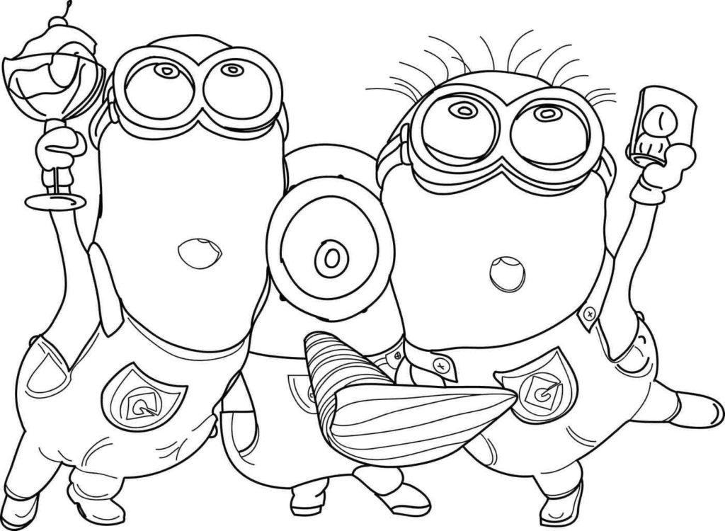 Despicable me coloring pages