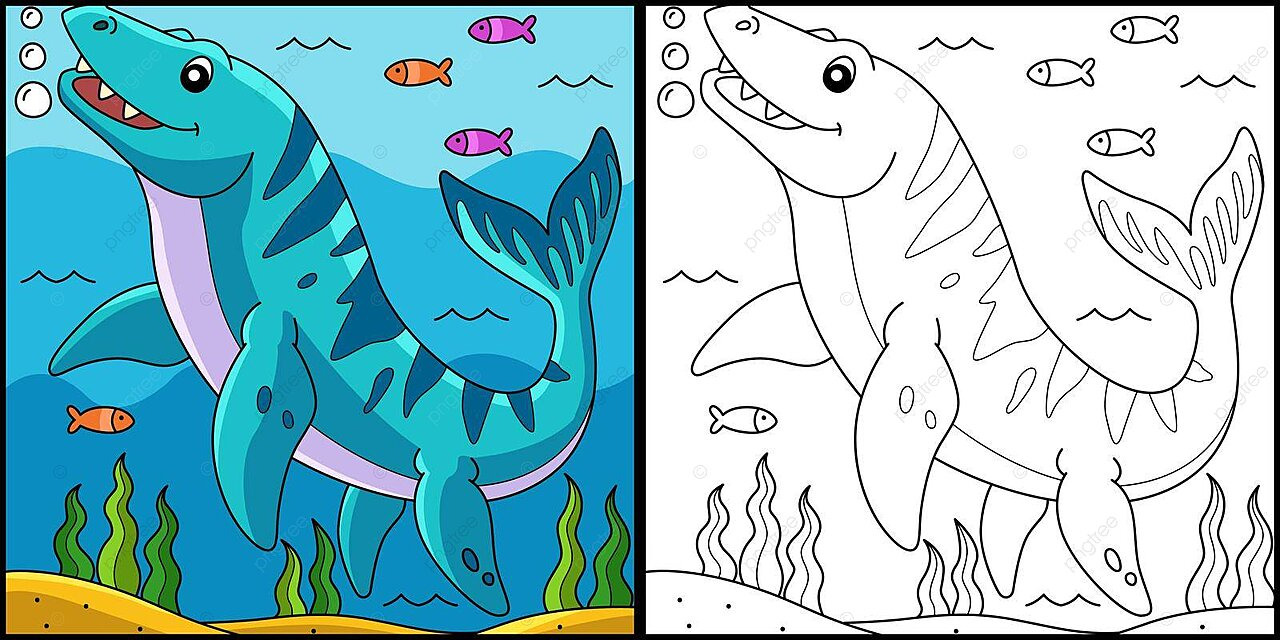 Dibujo de mosasaurus dinosaurio pãgina para colorear ilustraciãn nião vector png dibujos dibujo de dinosaurio dibujo de ala dibujo de rata png y vector para dcargar gratis